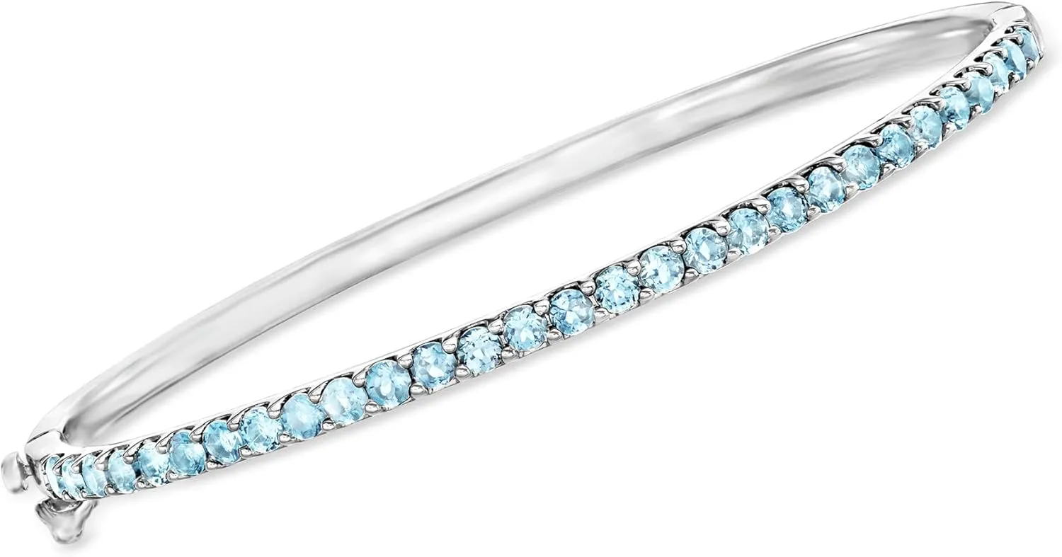 Ross-Simons "Spring Stack Set Of 5 Bangle Bracelets in Sterling Silver