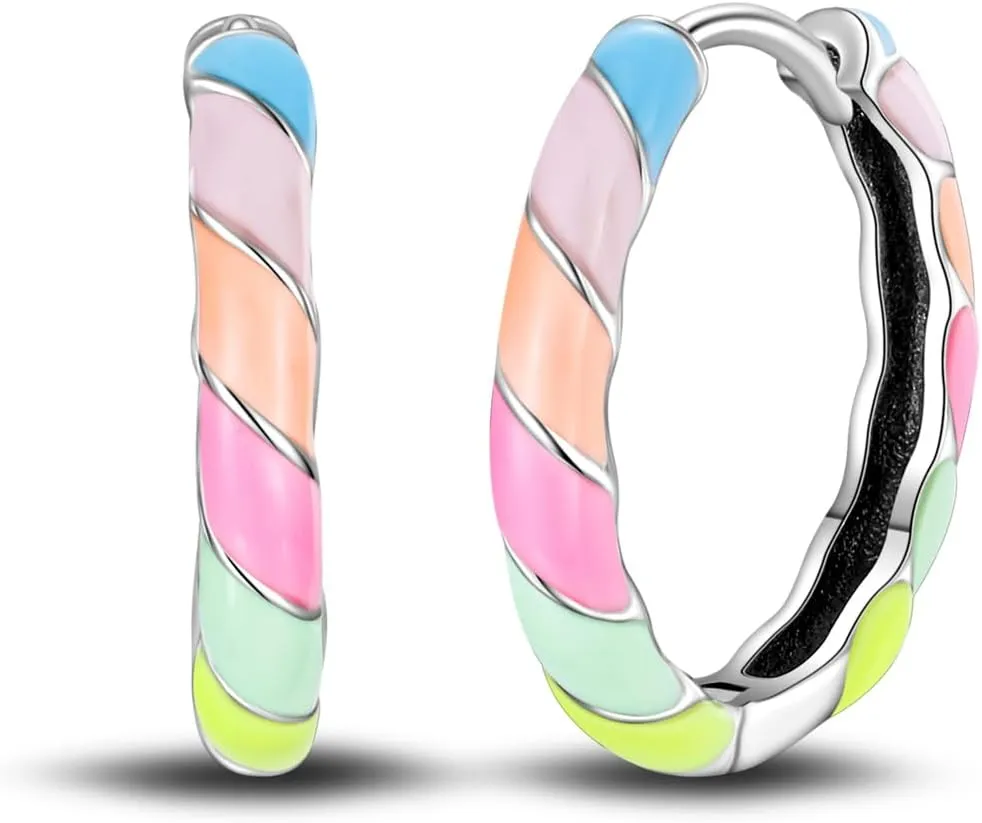 S925 Sterling Silver Earrings for Women Huggie Hoop Earrings