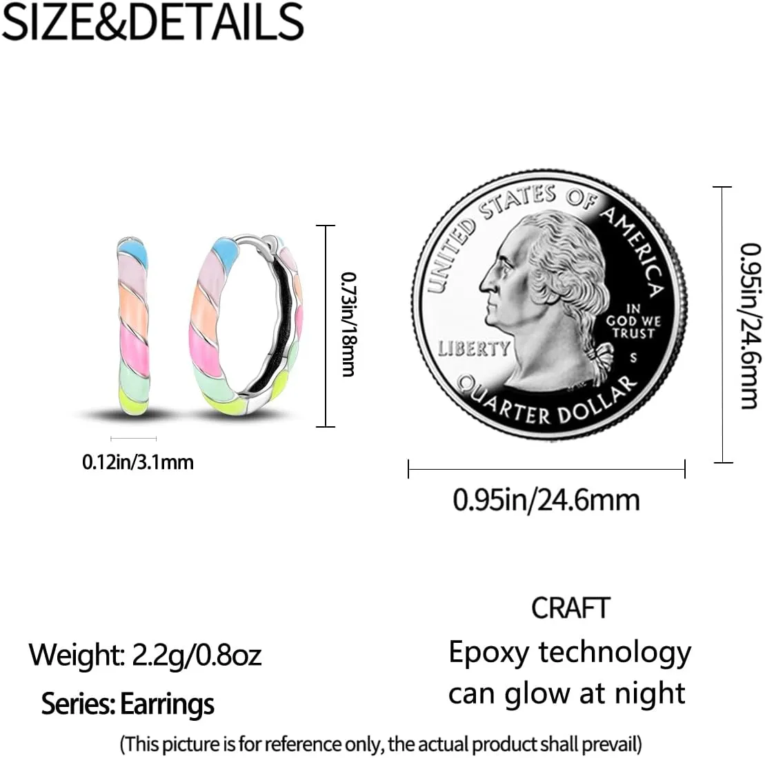 S925 Sterling Silver Earrings for Women Huggie Hoop Earrings