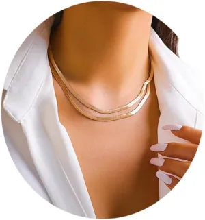 Sexy Multi Layered Plate Chain Necklace for Women Vintage Harness Bikini Body Chain Jewelry Metal Silver/Gold Chain Choker Necklace Summer Collar Clavicle Chain Jewelry