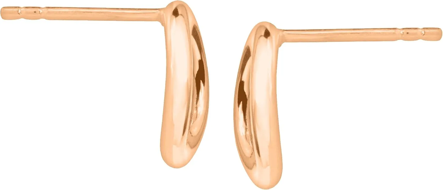 Silpada 'Karma' Open Circle Stud Earrings in Sterling Silver