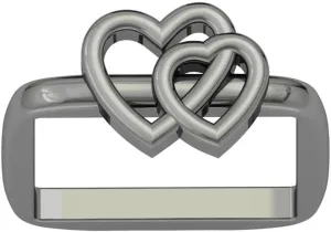Simple Heart Shape Ring, Love Ring, Beautiful Couple Gift Expression Ring in Size 5-12