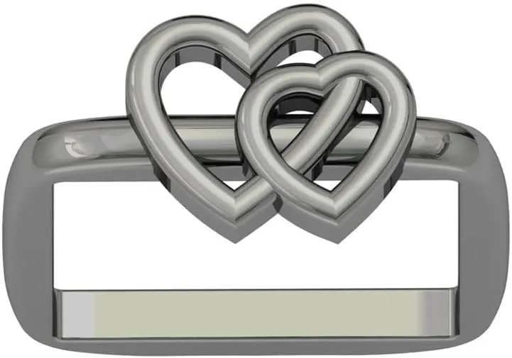 Simple Heart Shape Ring, Love Ring, Beautiful Couple Gift Expression Ring in Size 5-12