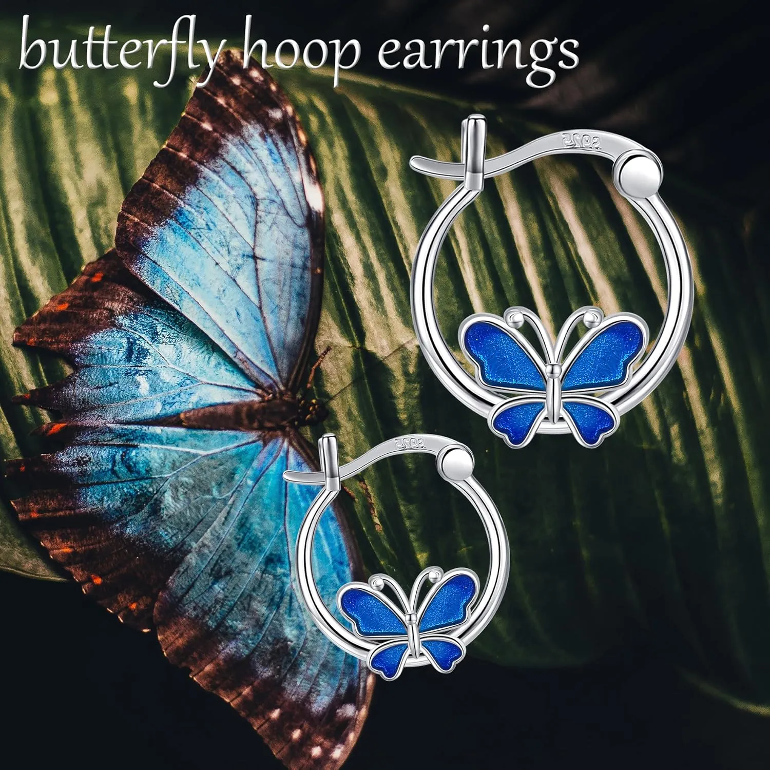Snake/Dragon Earrings 925 Sterling Silver Animal Huggie Hoop Earrings Dainty Earrings Christmas Jewelry Gifts for Women Girls