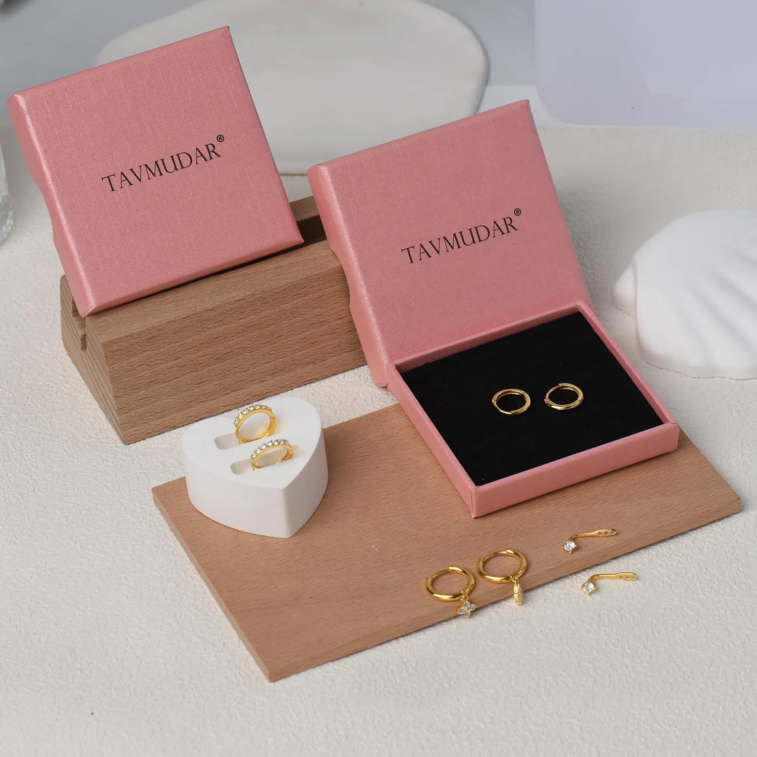 Solid 925 Sterling Silver Earrings Small 18K Gold Plated Stud Earrings for Women Trendy Hypoallergenic Cute Earrings Star Moon Sun Heart Cross Dots Pearl CZ Diamond Earrings Jewelry Christmas Gifts
