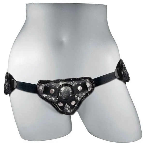 SPORTSHEETS PLATINUM LACE CORSET STRAP-ON