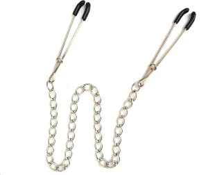 Stainless Steel Body Chain with Clamps Black Silver Non Piercing Body Chain Ring Adjustable Body Chain Clip for Women Faux Body Jewelry Gifts