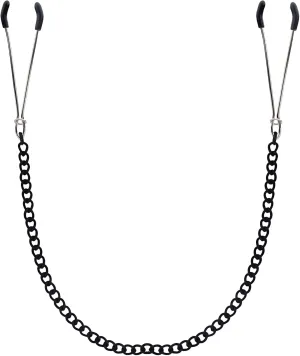 Stainless Steel Body Chain with Clamps Black Silver Non Piercing Body Chain Ring Adjustable Body Chain Clip for Women Faux Body Jewelry Gifts