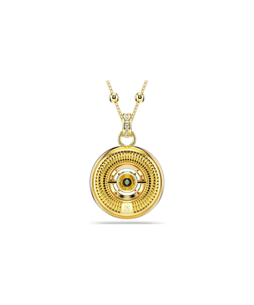 SWAROVSKI SYMBOLICA PENDANT,EVIL EYE, MEDIUM, MULTICOLORED, GOLD-TONE PLATED