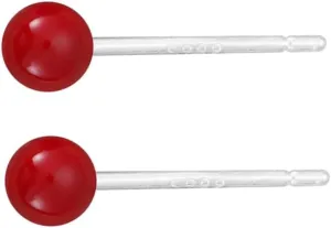 Tiny Round Ball Cartilage Stud Earrings for Women Hypoallergenic 925 Sterling Silver Enamel Bead Ball Tragus Tiny Small Studs Earring Cute Birthday Jewelry Gifts for Everyday