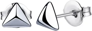 Titanium Earrings Tiny Dot/Heart/Triangle Stud Earrings, Hypoallergenic for Sensitive Ears Women Men, Premium High Polished (Shiny Grey)