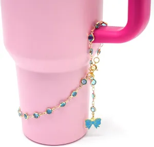 Tumbler Handle Bracelet with Bow Charm-Compatible for Stanley 40oz Cute Gifts for Best Friend Girlfriend Sister-Unique Friendship Gift