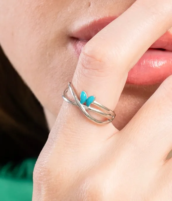 Turquoise Butterfly R