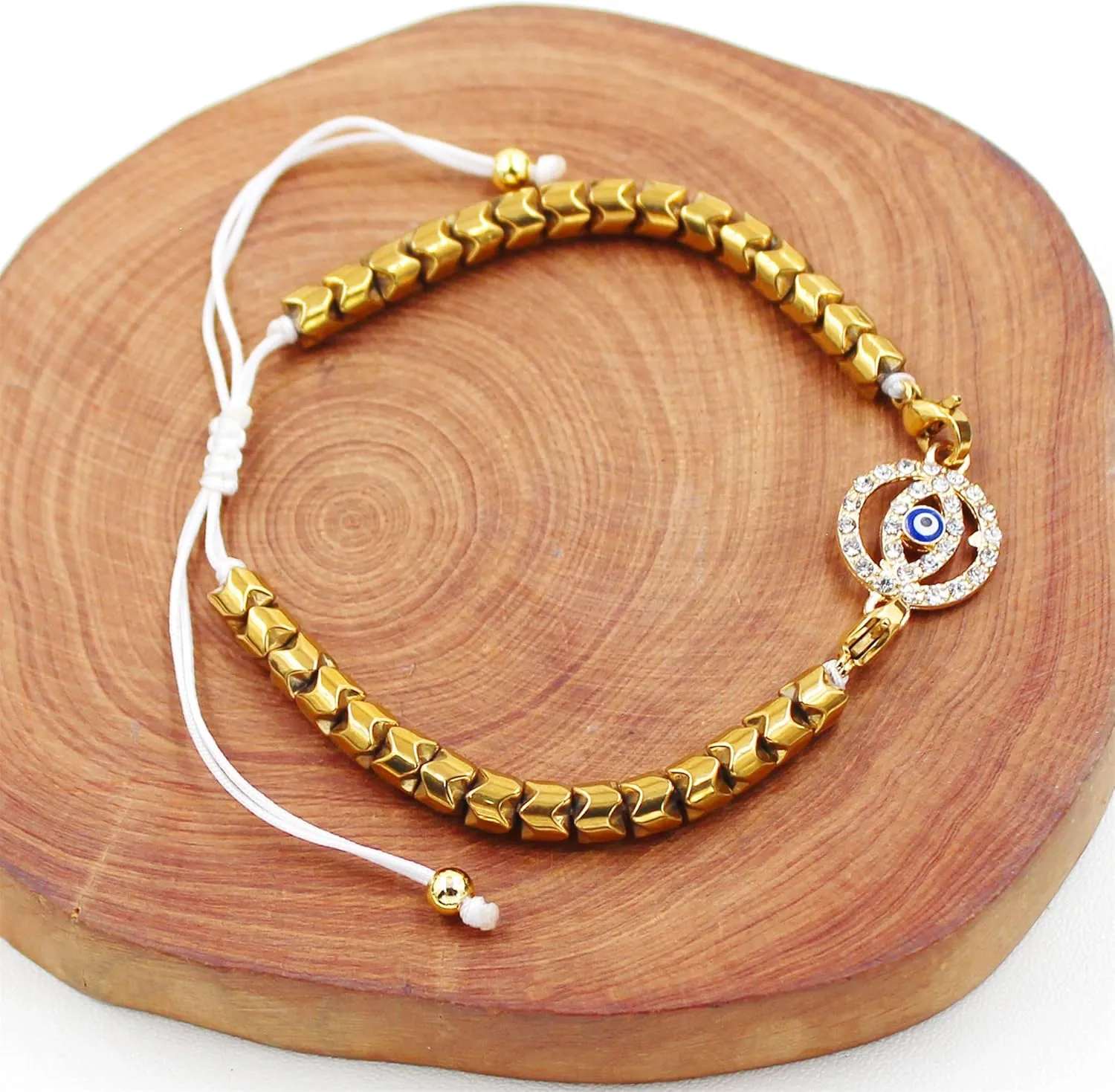 Uloveido Detachable 20 PCS Evil Eye Hamsa Hand Bracelets Pack For Women Girls Boys Mexican Braclets Set Protection Amulet Anklets