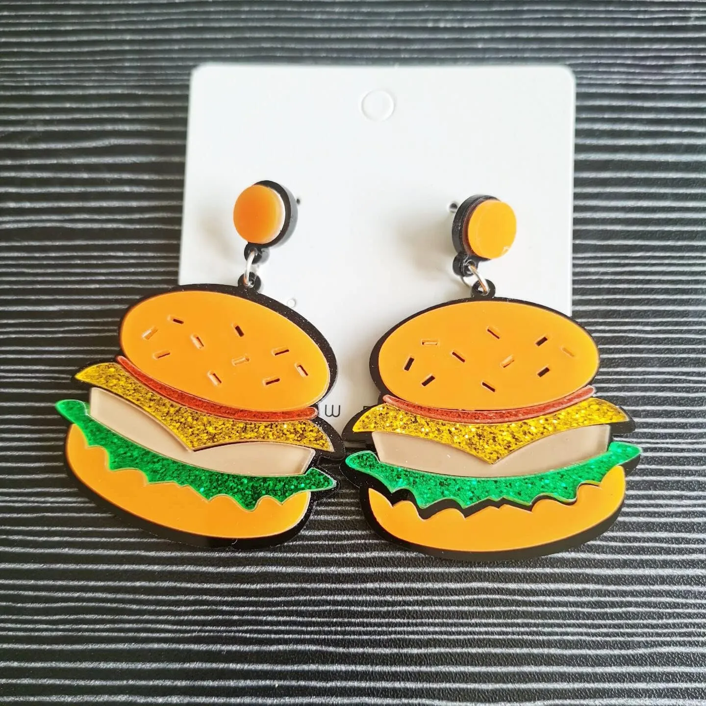 Unique Acrylic Food Cake Drop Dangle Earrings Imitate Ice Cream Resin Sweet Love Heart Donuts Colorful Funny for Women Party Cartoon Exaggerated Statement Jewelry