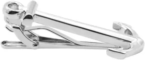 Unique Men's Tie Clip Set Light Blue Tie Clips for Men Set of Glasses Scissors Z1002