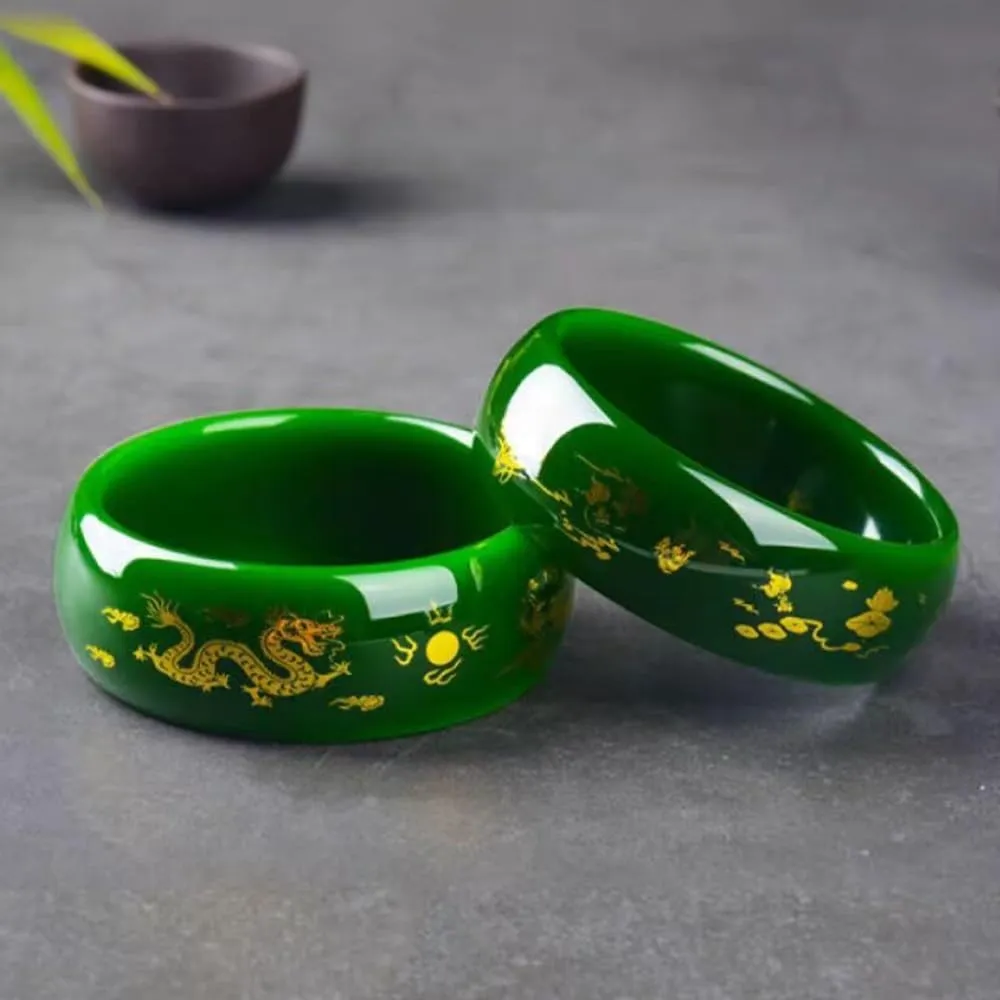 URED Jade Bangle Bracelet for Women Green Jade Bangle Red Jade Bangle Purple Jade Bangle Chinese Feng Shui Bracelet Good Luck Wealth Bangle Blue Stone Bangle