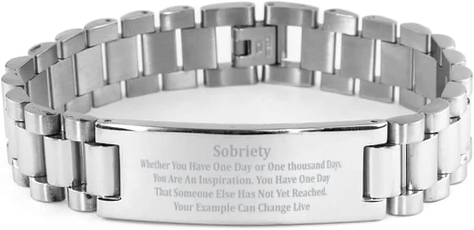 Whether You Have One Day or One Thousand Days Bracelet,Sobriety Gifts for Men Women,Gifts for Sobriety,Sobriety Bracelet,Serenity Prayer,Sober Gifts,Ladder Bracelet