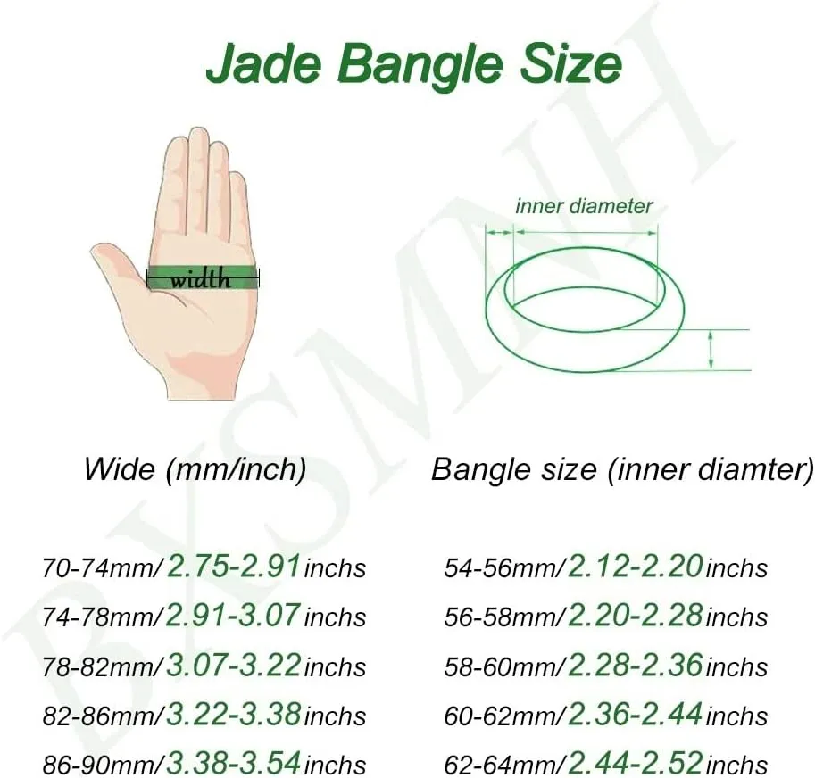 White Jade Bangle Bracelet for Women Retro Chinese Style Natural Jade Gemstone Jewelry Mother's Day Gift for Mom