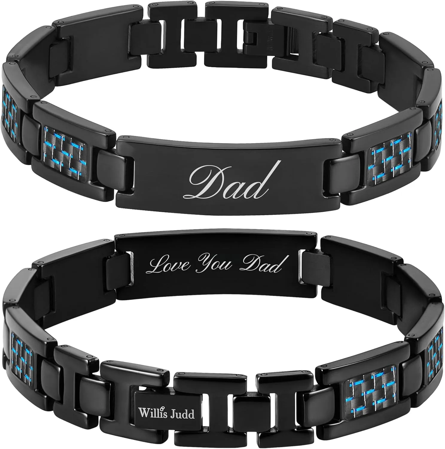 Wills Judd Mens Dad Bracelet Fathers Day Gift From Daughter Son In Gift Box Unique Idea For Dad