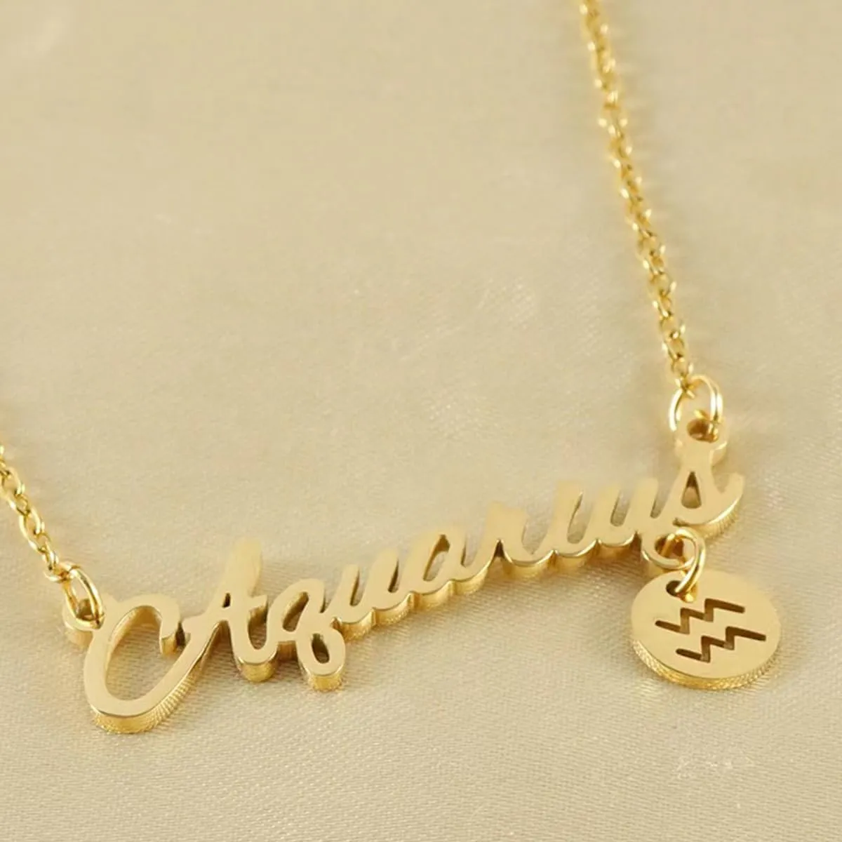 Zodiac Constellation Horoscope Pendant Necklaces Gold Plated Astrology Necklaces for Women Best Gift for birthday Jewelry New Year Mothers day Christmas wedding