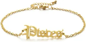 Zodiac Sign Anklet for Women, 12 Constellation Ankle Bracelets Gold Silver Horoscope Anklet Adjustable Foot Chain Dainty Brithday Gifts